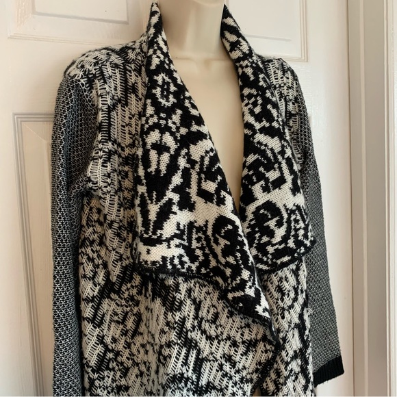 DESIGUAL by Christian Lacroix 46J2L12 Open Front Wrap Sweater Cardigan - Picture 9 of 15